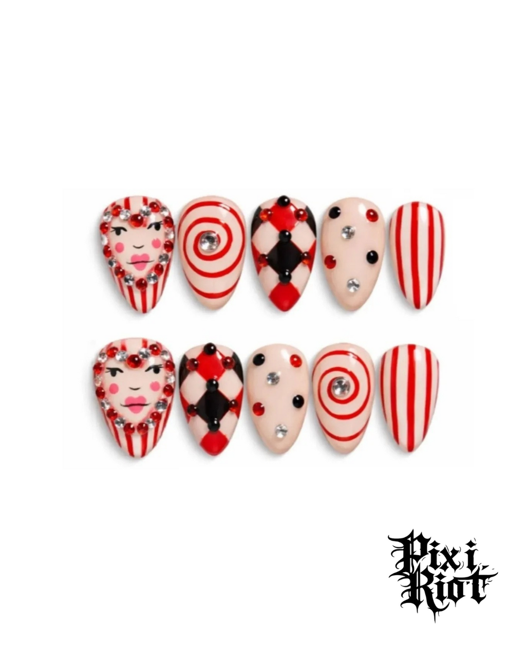 Press on circus nails
