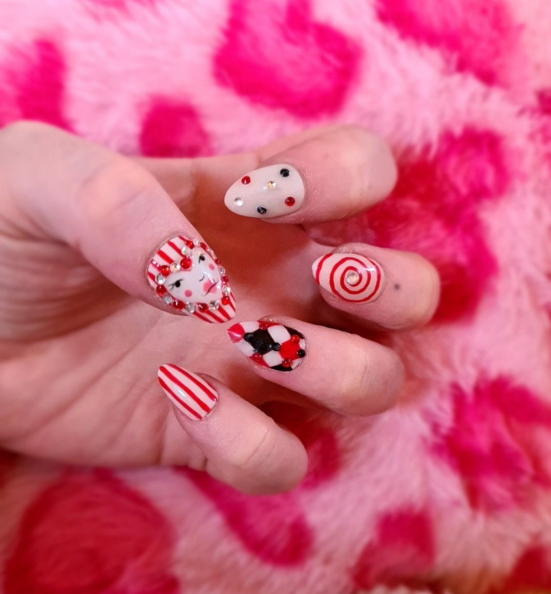 Press on circus nails